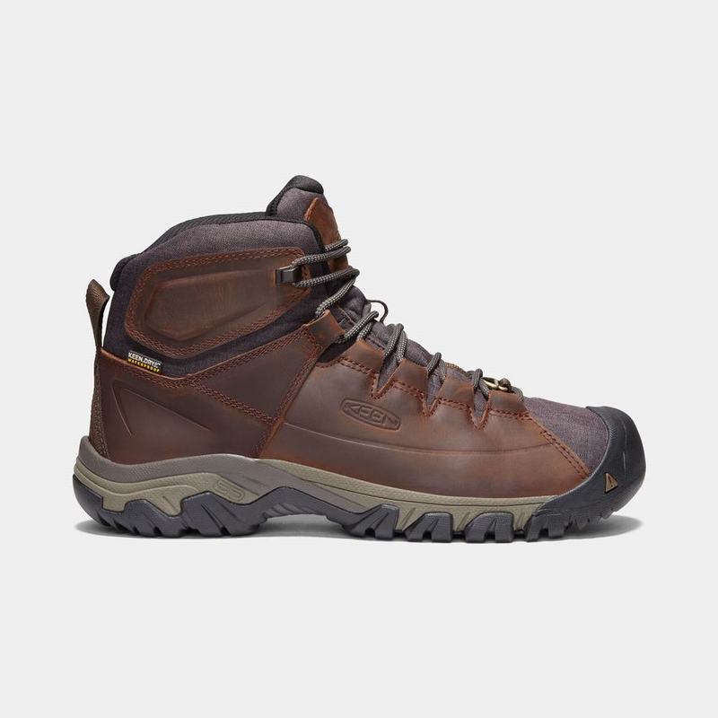 Keen Targhee Lace Waterproof Mens Hiking Boots Brown NZ Sale (5867-SRCIJ)